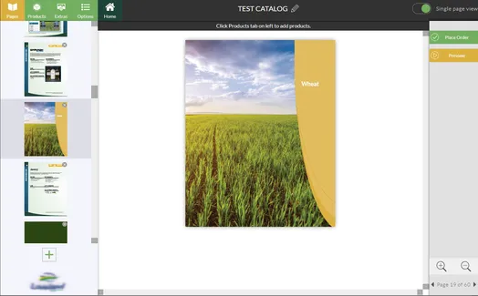 Brochure building application